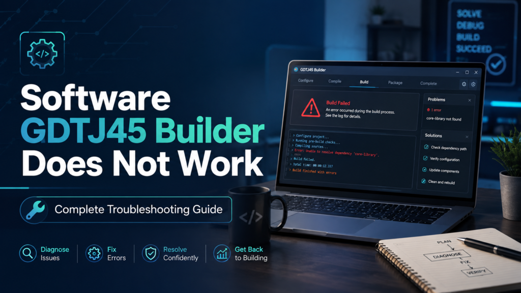 software gdtj45 builder does not work