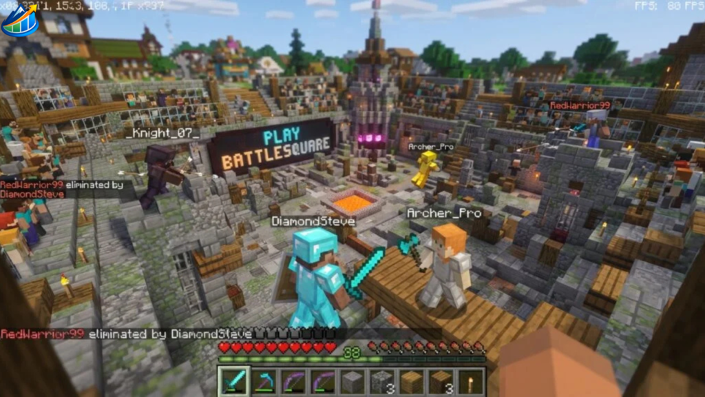 minecraft playbattlesquare